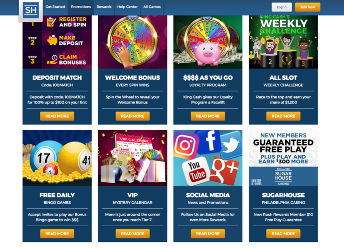 SugarHouse Casino Promotions