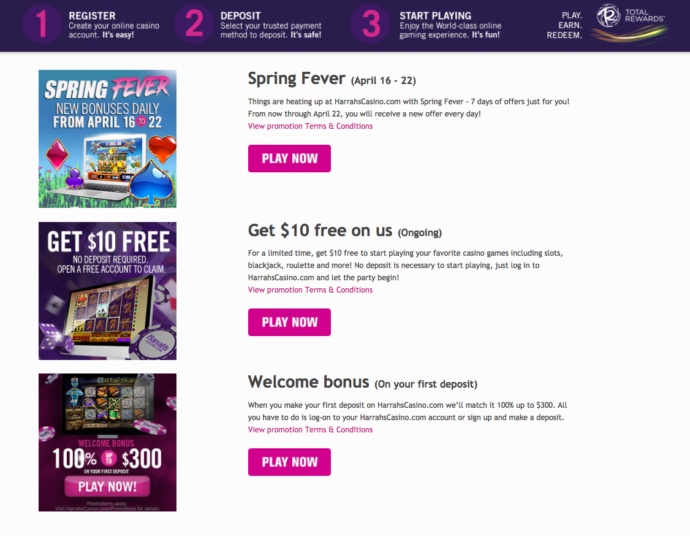 Harrah's Bonuses